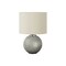 Monarch Specialties Lighting, 19 in.H, Table Lamp, Grey Resin, Ivory / Cream Shade, Modern I 9653 - alternate 3